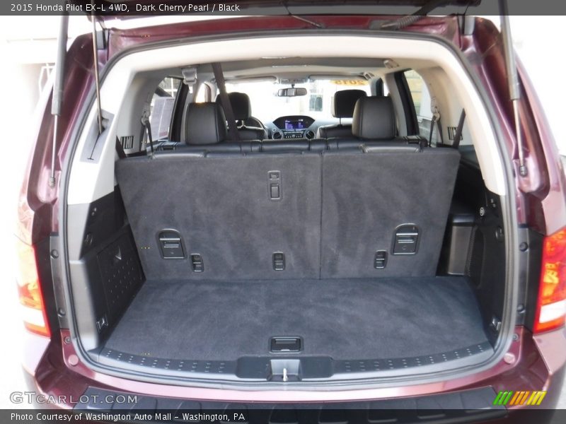 Dark Cherry Pearl / Black 2015 Honda Pilot EX-L 4WD
