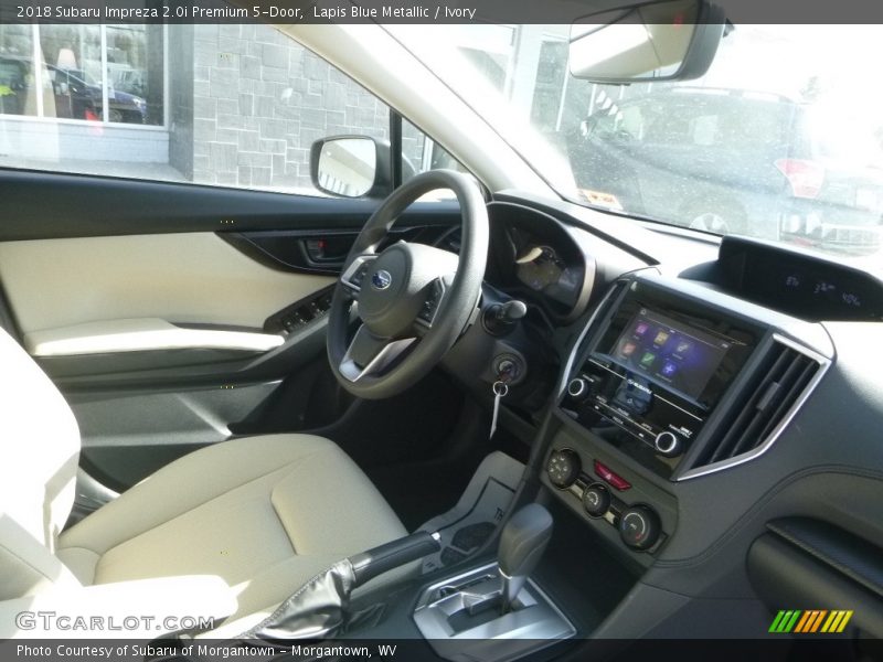 Lapis Blue Metallic / Ivory 2018 Subaru Impreza 2.0i Premium 5-Door