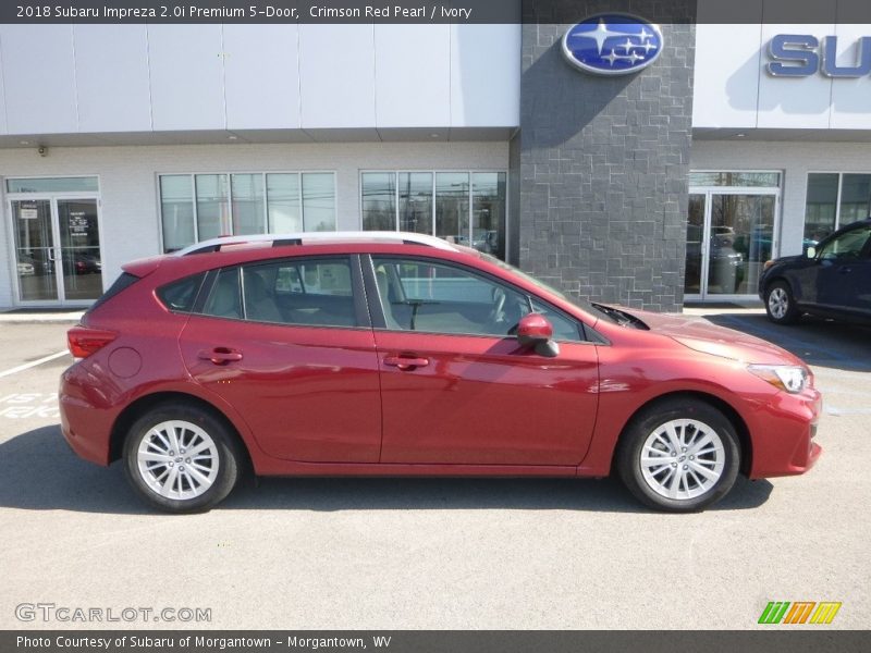 Crimson Red Pearl / Ivory 2018 Subaru Impreza 2.0i Premium 5-Door