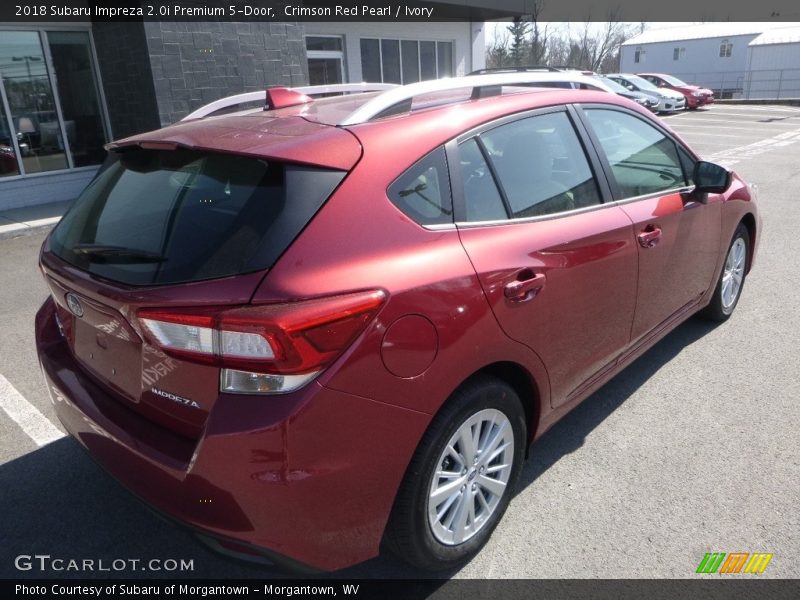 Crimson Red Pearl / Ivory 2018 Subaru Impreza 2.0i Premium 5-Door