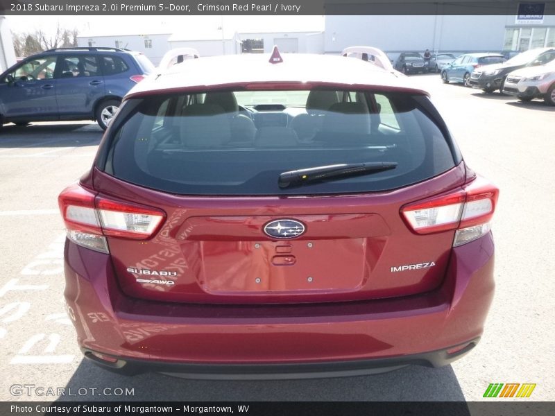 Crimson Red Pearl / Ivory 2018 Subaru Impreza 2.0i Premium 5-Door