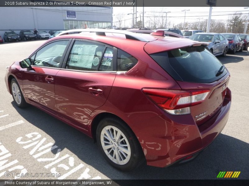 Crimson Red Pearl / Ivory 2018 Subaru Impreza 2.0i Premium 5-Door