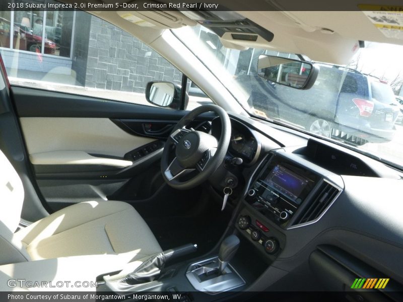 Crimson Red Pearl / Ivory 2018 Subaru Impreza 2.0i Premium 5-Door