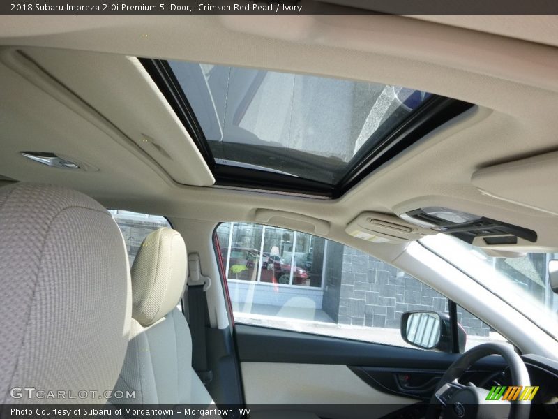 Crimson Red Pearl / Ivory 2018 Subaru Impreza 2.0i Premium 5-Door