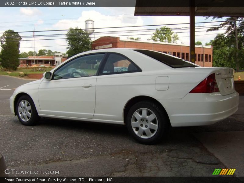 Taffeta White / Beige 2002 Honda Civic EX Coupe