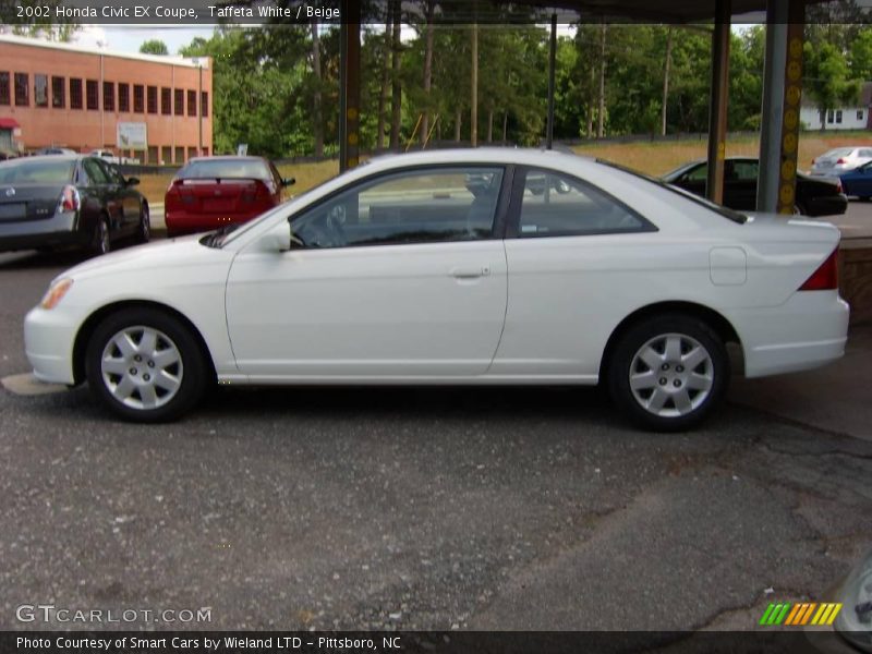 Taffeta White / Beige 2002 Honda Civic EX Coupe