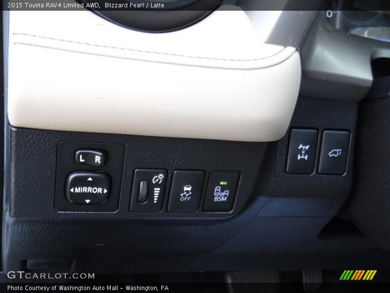 Blizzard Pearl / Latte 2015 Toyota RAV4 Limited AWD
