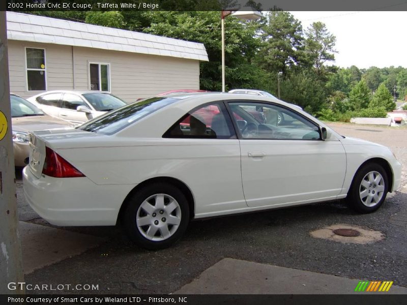 Taffeta White / Beige 2002 Honda Civic EX Coupe