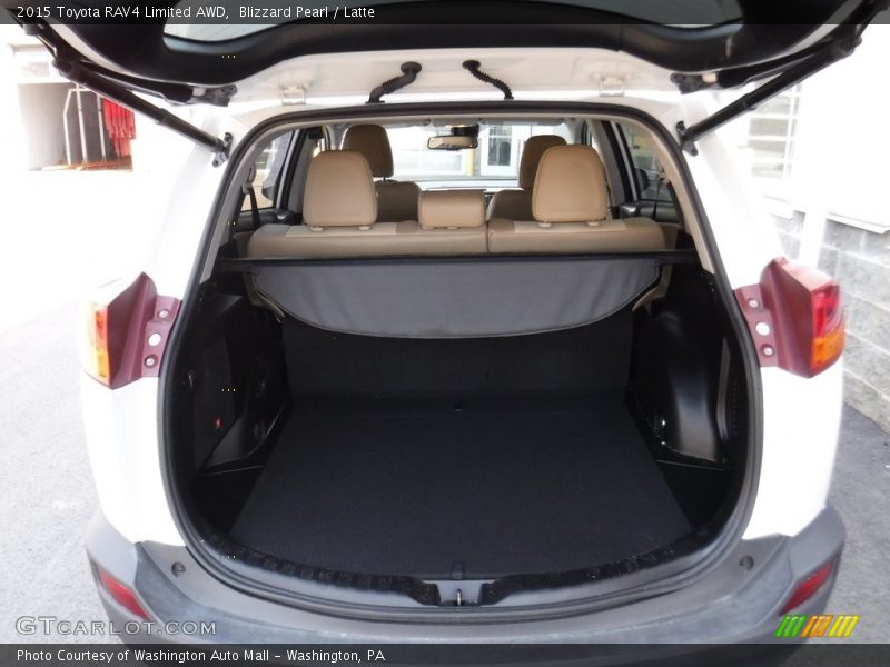 Blizzard Pearl / Latte 2015 Toyota RAV4 Limited AWD