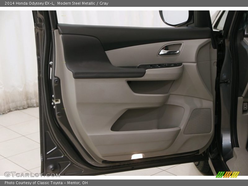 Modern Steel Metallic / Gray 2014 Honda Odyssey EX-L