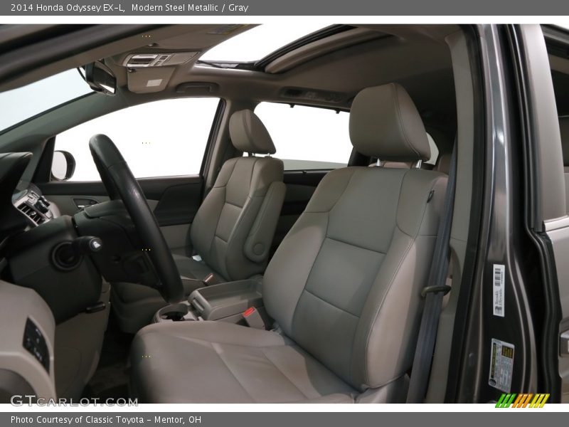 Modern Steel Metallic / Gray 2014 Honda Odyssey EX-L