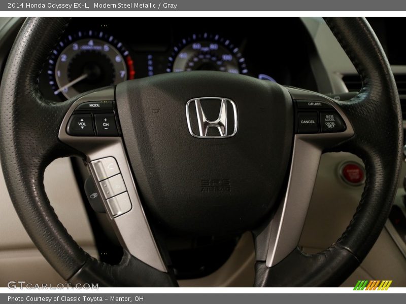 Modern Steel Metallic / Gray 2014 Honda Odyssey EX-L