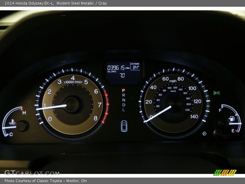 Modern Steel Metallic / Gray 2014 Honda Odyssey EX-L