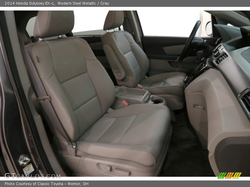 Modern Steel Metallic / Gray 2014 Honda Odyssey EX-L