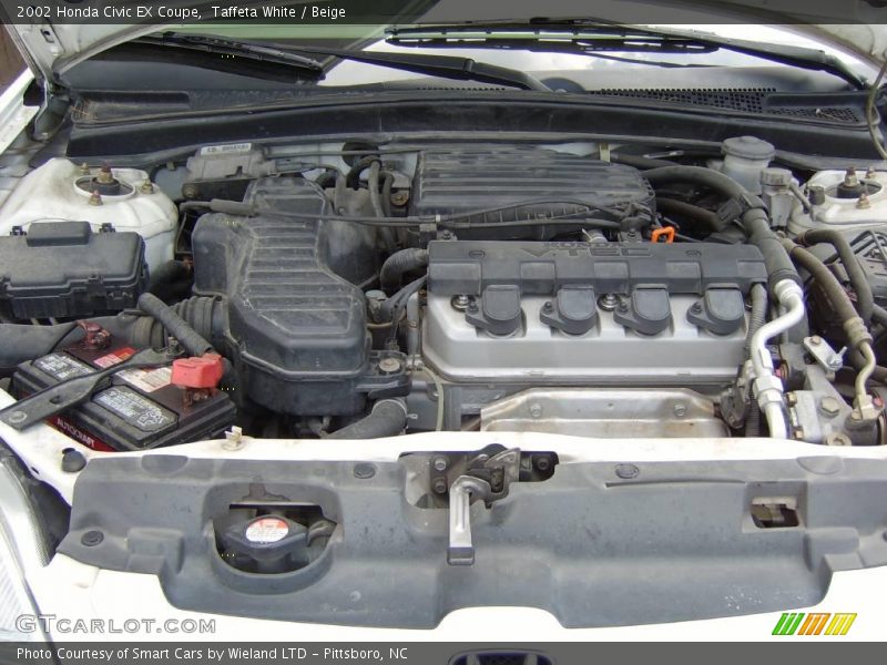 Taffeta White / Beige 2002 Honda Civic EX Coupe