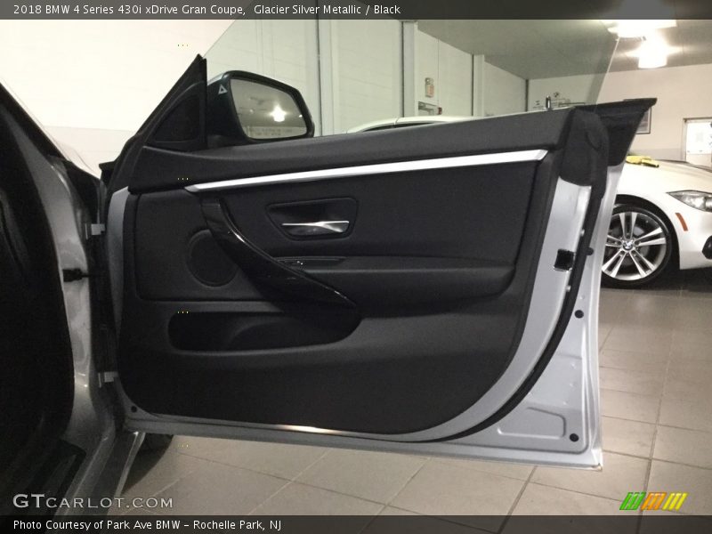 Glacier Silver Metallic / Black 2018 BMW 4 Series 430i xDrive Gran Coupe