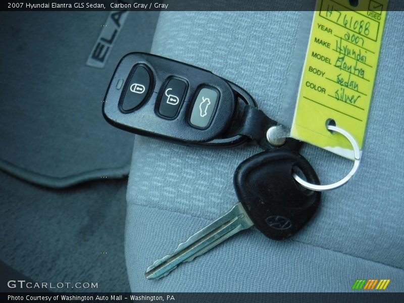 Carbon Gray / Gray 2007 Hyundai Elantra GLS Sedan