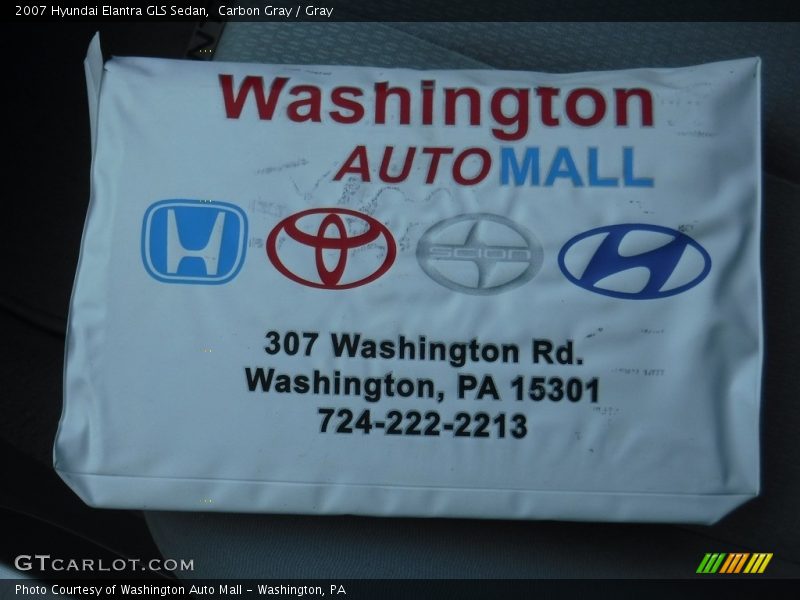 Carbon Gray / Gray 2007 Hyundai Elantra GLS Sedan