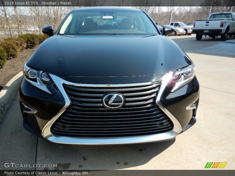 Obsidian / Flaxen 2018 Lexus ES 350