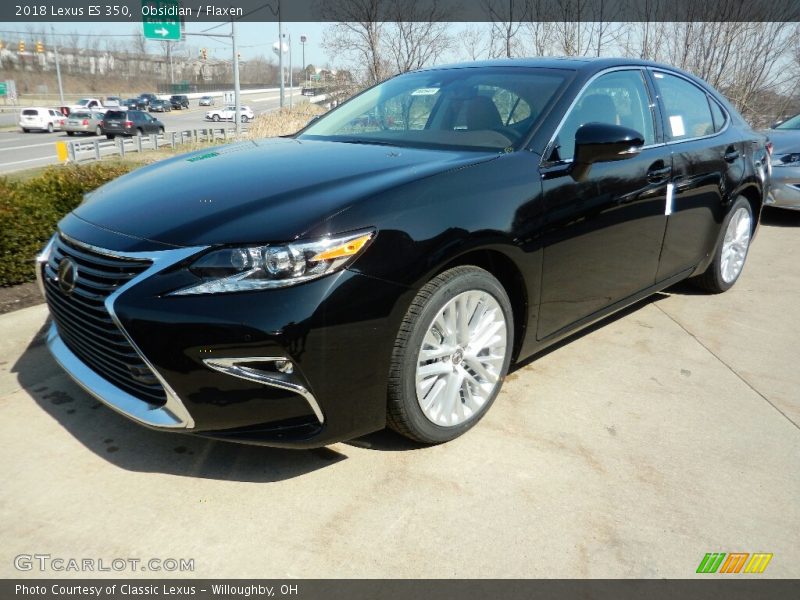Obsidian / Flaxen 2018 Lexus ES 350