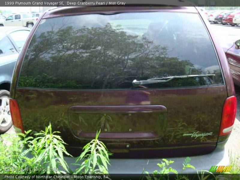 Deep Cranberry Pearl / Mist Gray 1999 Plymouth Grand Voyager SE