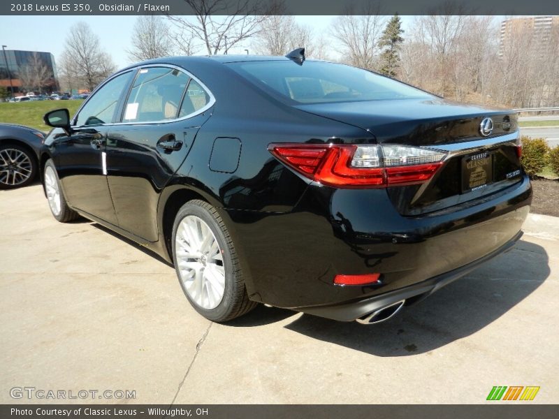 Obsidian / Flaxen 2018 Lexus ES 350