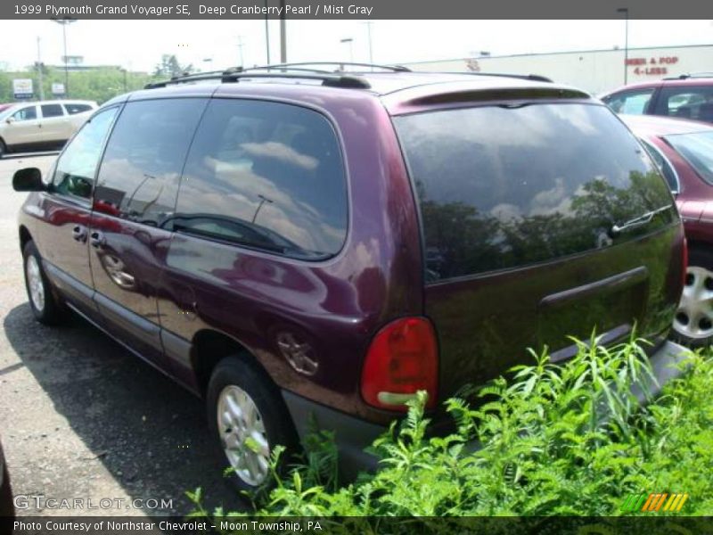 Deep Cranberry Pearl / Mist Gray 1999 Plymouth Grand Voyager SE