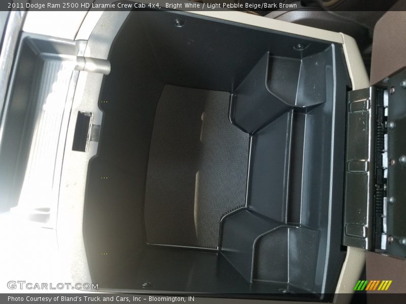 Bright White / Light Pebble Beige/Bark Brown 2011 Dodge Ram 2500 HD Laramie Crew Cab 4x4