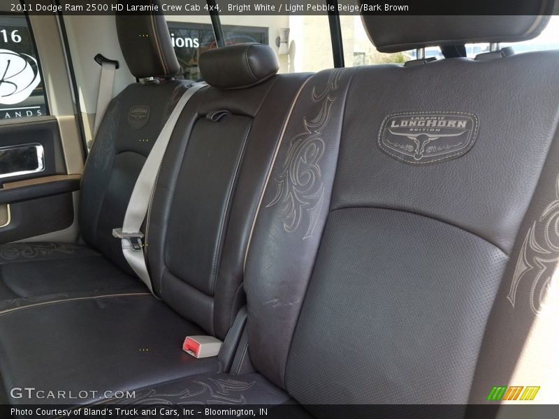 Bright White / Light Pebble Beige/Bark Brown 2011 Dodge Ram 2500 HD Laramie Crew Cab 4x4