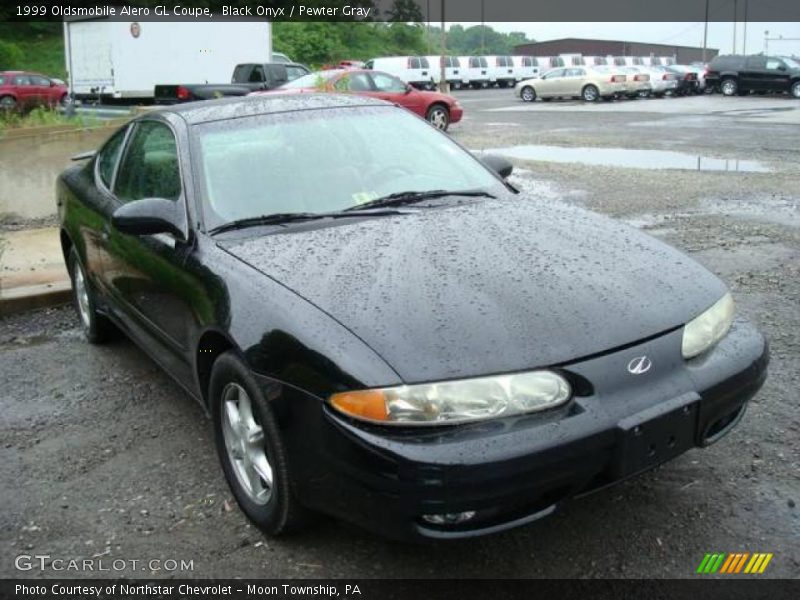 Black Onyx / Pewter Gray 1999 Oldsmobile Alero GL Coupe