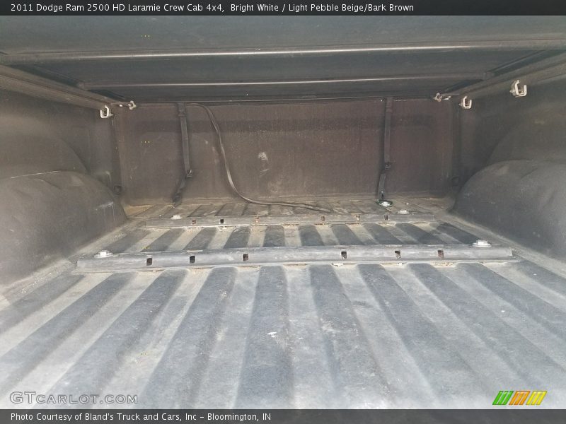 Bright White / Light Pebble Beige/Bark Brown 2011 Dodge Ram 2500 HD Laramie Crew Cab 4x4
