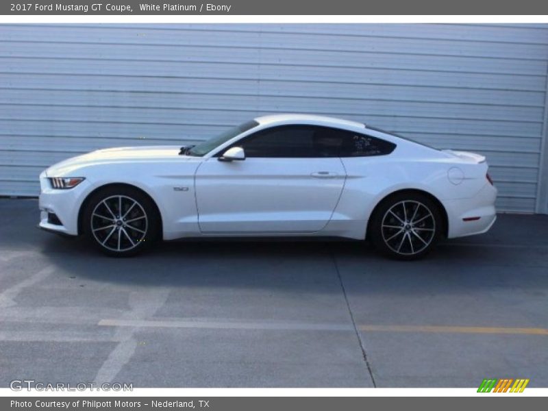 White Platinum / Ebony 2017 Ford Mustang GT Coupe
