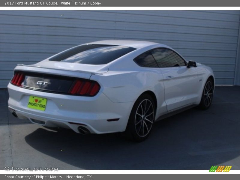 White Platinum / Ebony 2017 Ford Mustang GT Coupe