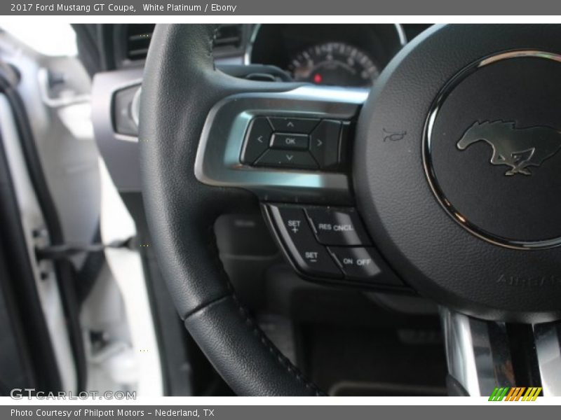 White Platinum / Ebony 2017 Ford Mustang GT Coupe