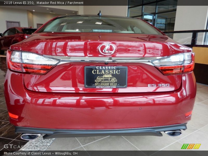 Matador Red Mica / Parchment 2018 Lexus ES 350
