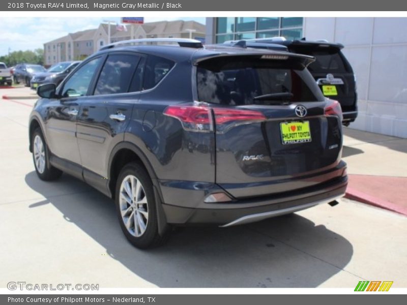 Magnetic Gray Metallic / Black 2018 Toyota RAV4 Limited