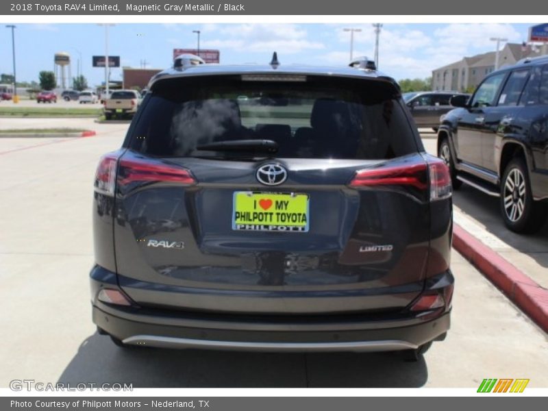 Magnetic Gray Metallic / Black 2018 Toyota RAV4 Limited