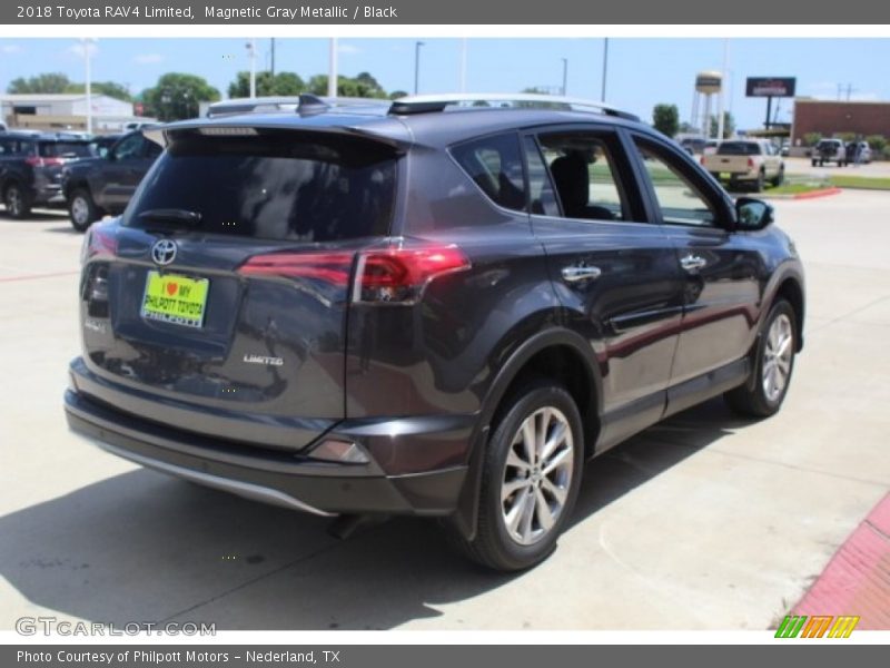 Magnetic Gray Metallic / Black 2018 Toyota RAV4 Limited