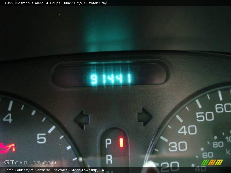 Black Onyx / Pewter Gray 1999 Oldsmobile Alero GL Coupe