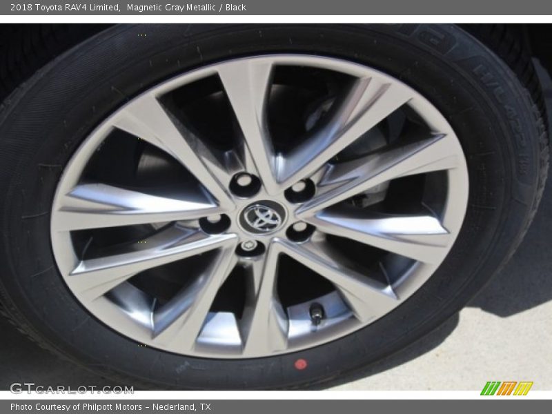 Magnetic Gray Metallic / Black 2018 Toyota RAV4 Limited