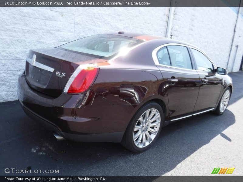 Red Candy Metallic / Cashmere/Fine Line Ebony 2010 Lincoln MKS EcoBoost AWD