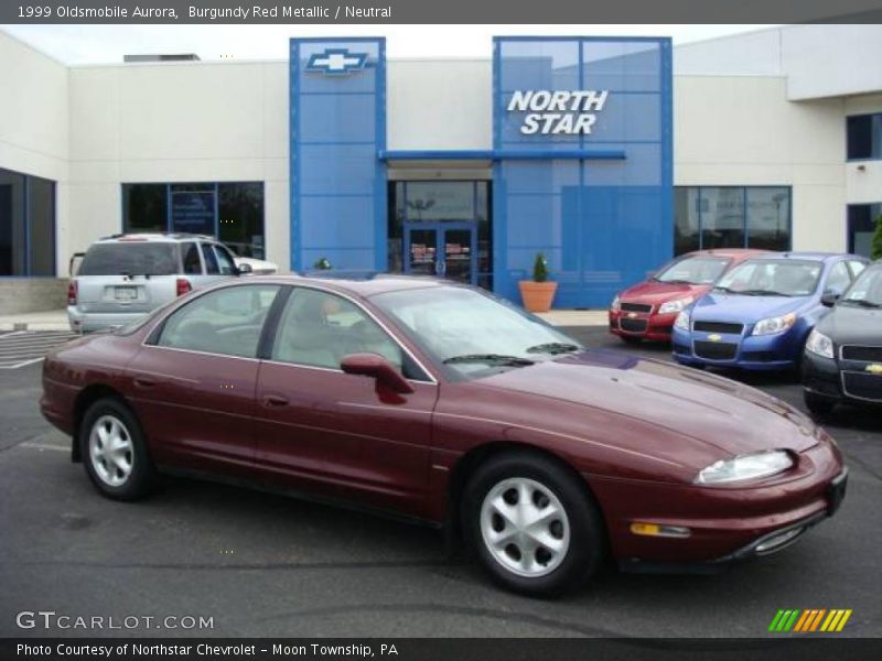 Burgundy Red Metallic / Neutral 1999 Oldsmobile Aurora