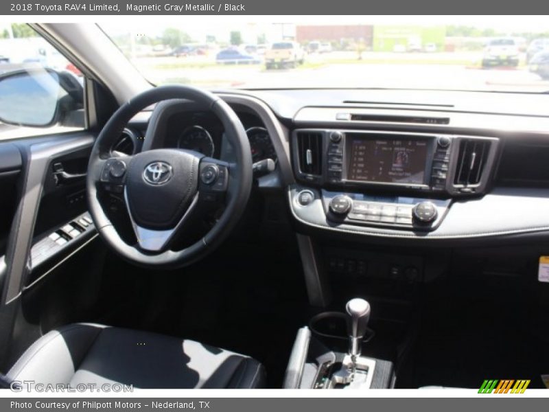 Magnetic Gray Metallic / Black 2018 Toyota RAV4 Limited