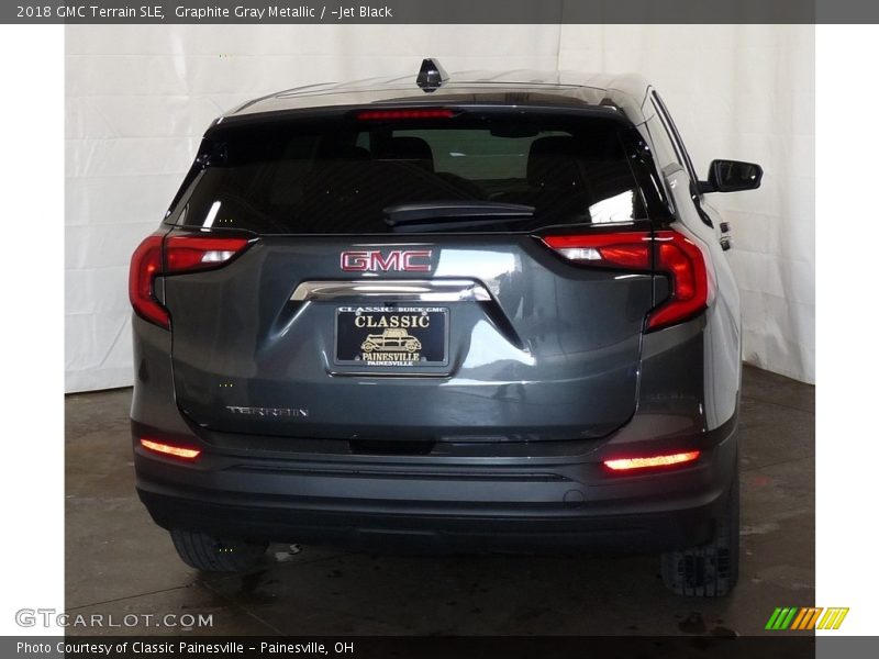 Graphite Gray Metallic / ­Jet Black 2018 GMC Terrain SLE