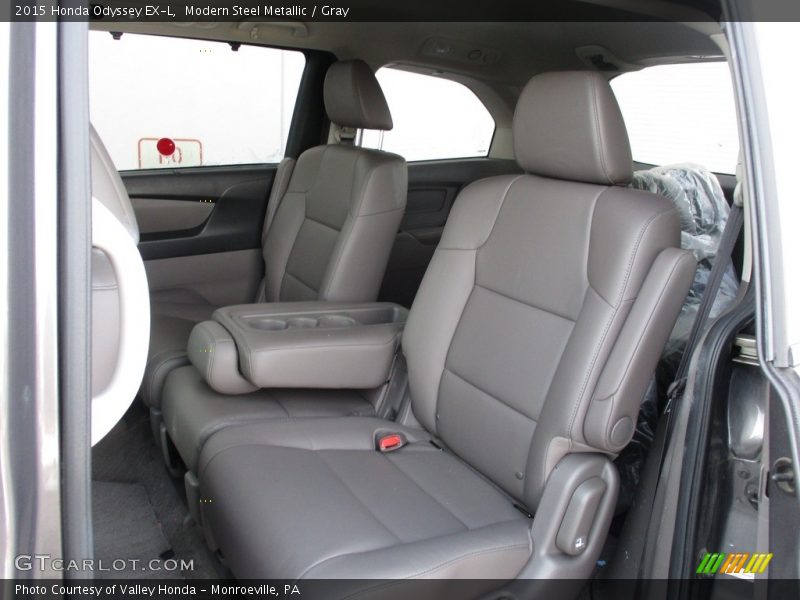 Modern Steel Metallic / Gray 2015 Honda Odyssey EX-L