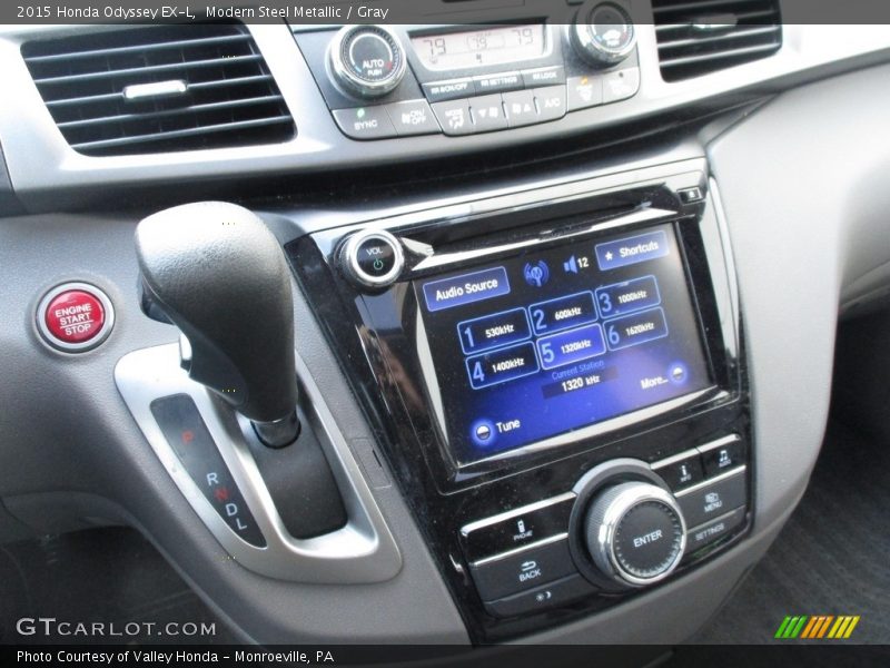 Modern Steel Metallic / Gray 2015 Honda Odyssey EX-L