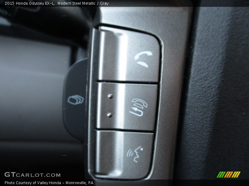 Modern Steel Metallic / Gray 2015 Honda Odyssey EX-L