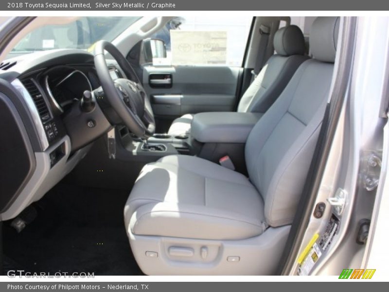 Silver Sky Metallic / Graphite 2018 Toyota Sequoia Limited