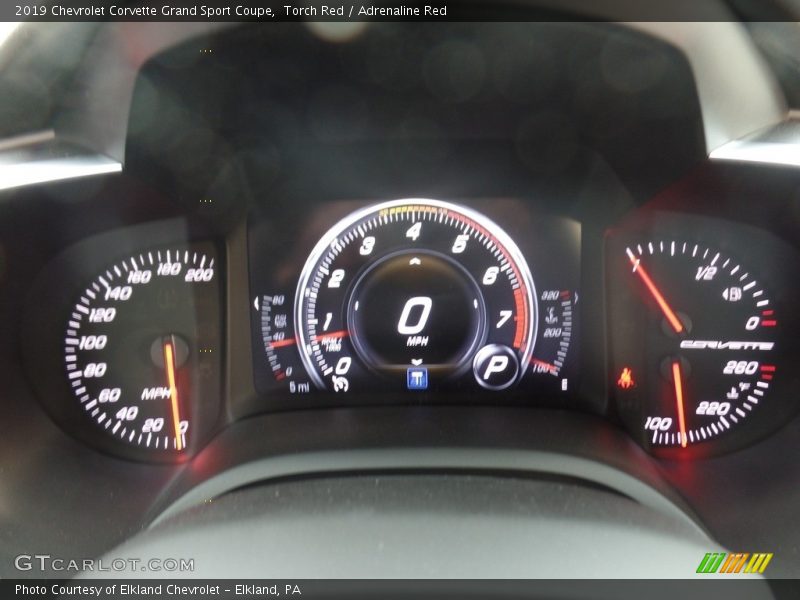  2019 Corvette Grand Sport Coupe Grand Sport Coupe Gauges