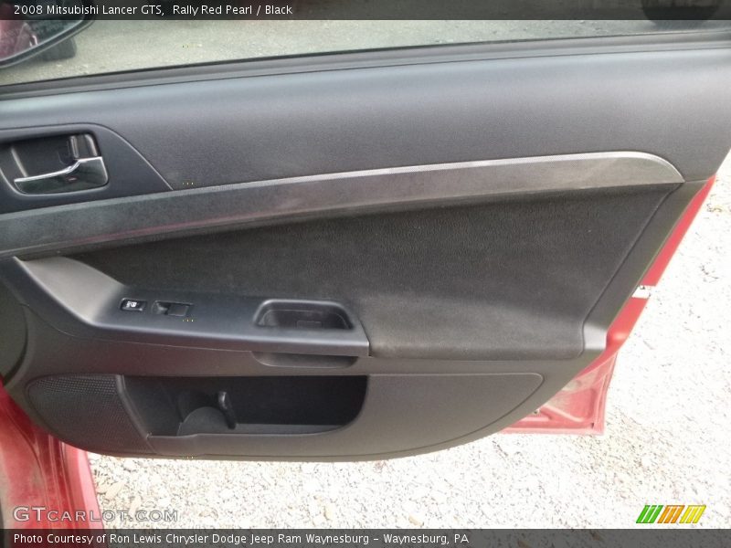 Rally Red Pearl / Black 2008 Mitsubishi Lancer GTS